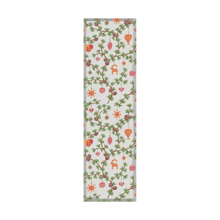 Julefröjd caminho de mesa 35x120 cm - Multicolor - Ekelund Linneväveri