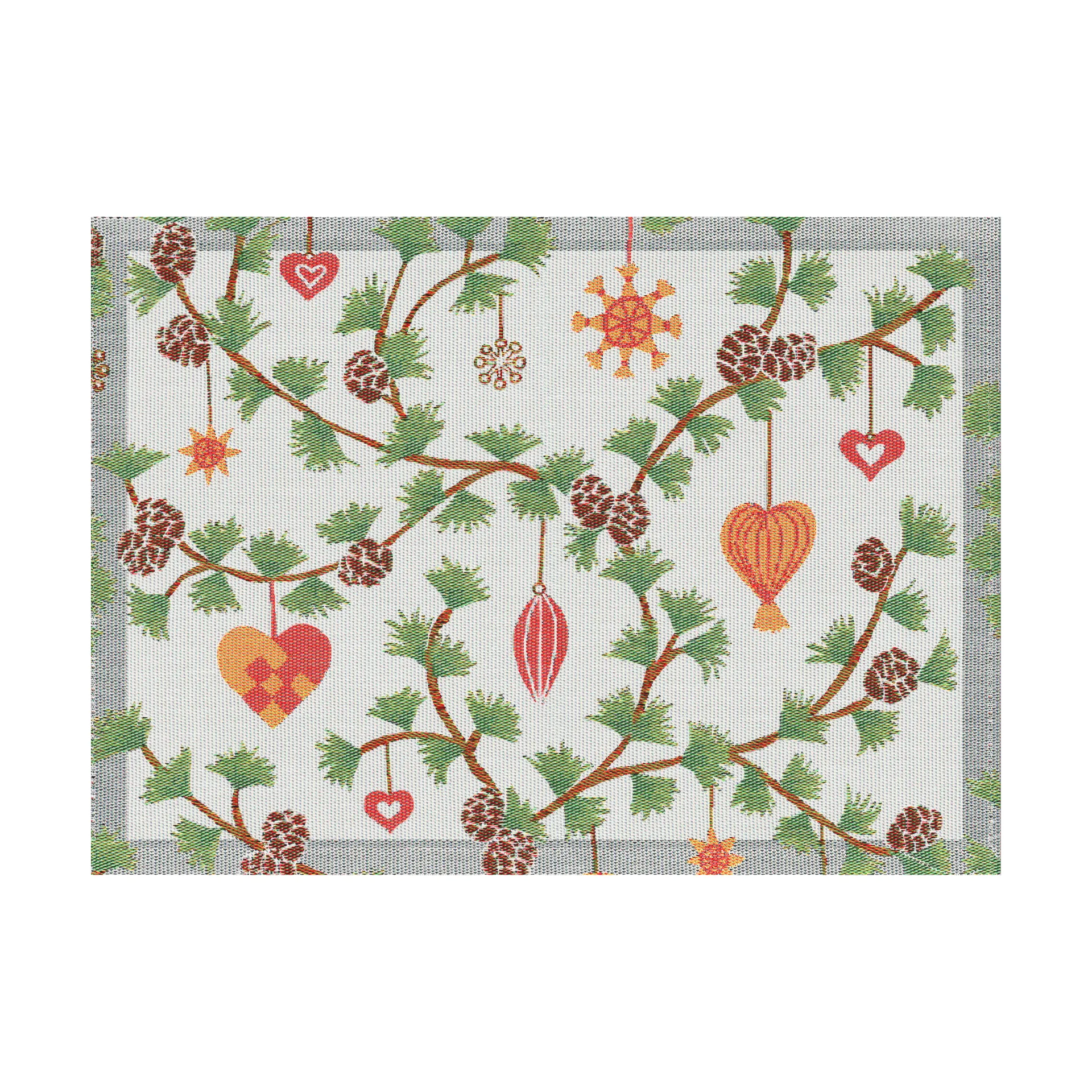 Julefröjd individual de mesa 35x48 cm, Multicolor Ekelund Linneväveri