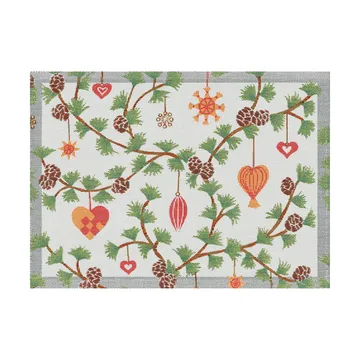 Julefröjd individual de mesa 35x48 cm - Multicolor - Ekelund Linneväveri