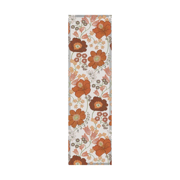 Kvällsblom caminho de mesa 35x120 cm - Multicolor - Ekelund Linneväveri