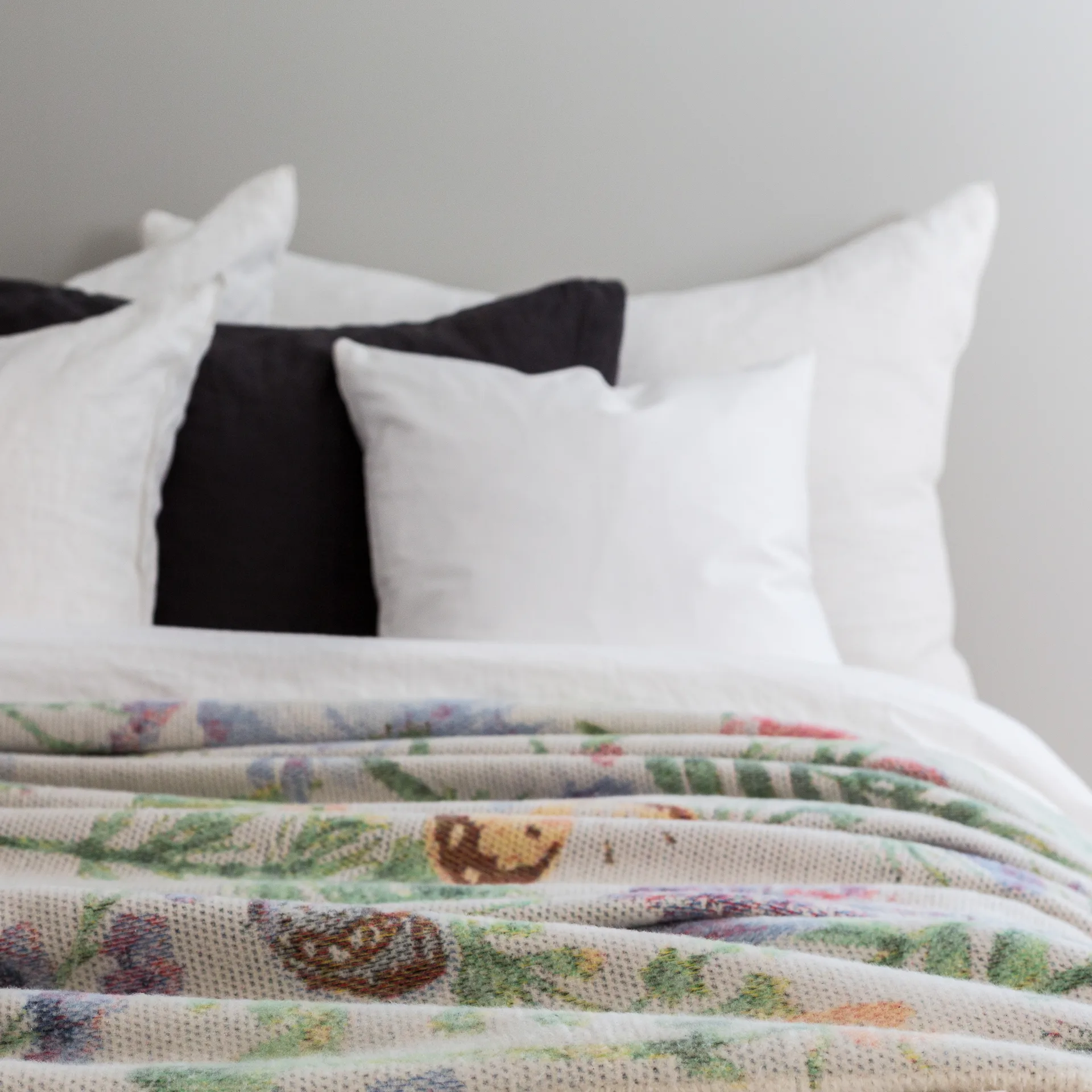 Manta de algodão Selma 140x170 cm, Multi Ekelund Linneväveri