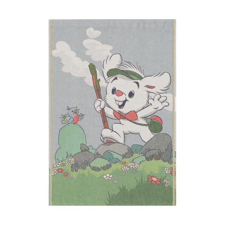Manta infantil Aventura 72x105 cm - Multicolor - Ekelund Linneväveri