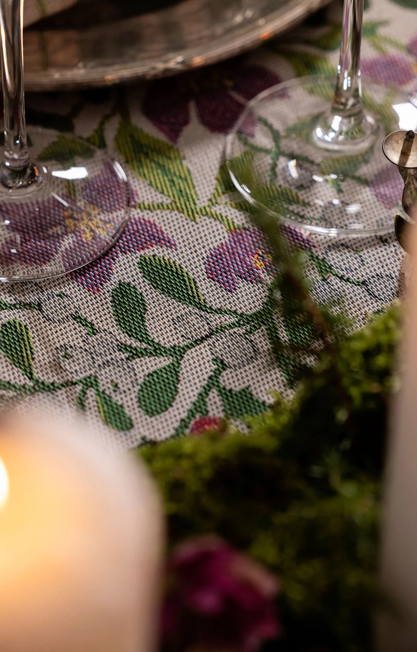 Mistelkvist pano de cozinha 35x50 cm, Multicolor Ekelund Linneväveri