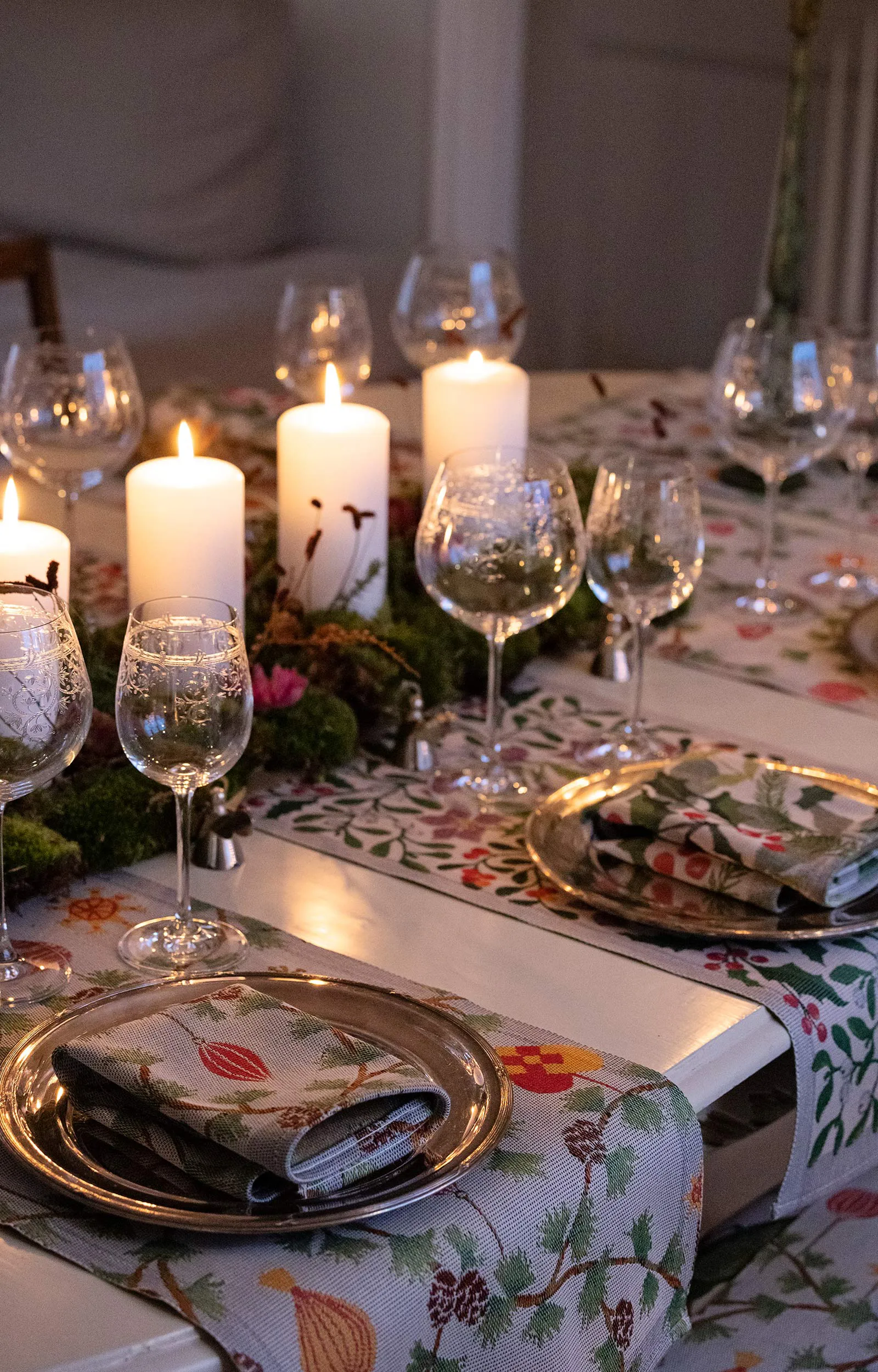 Mistelkvist pano de cozinha 35x50 cm, Multicolor Ekelund Linneväveri