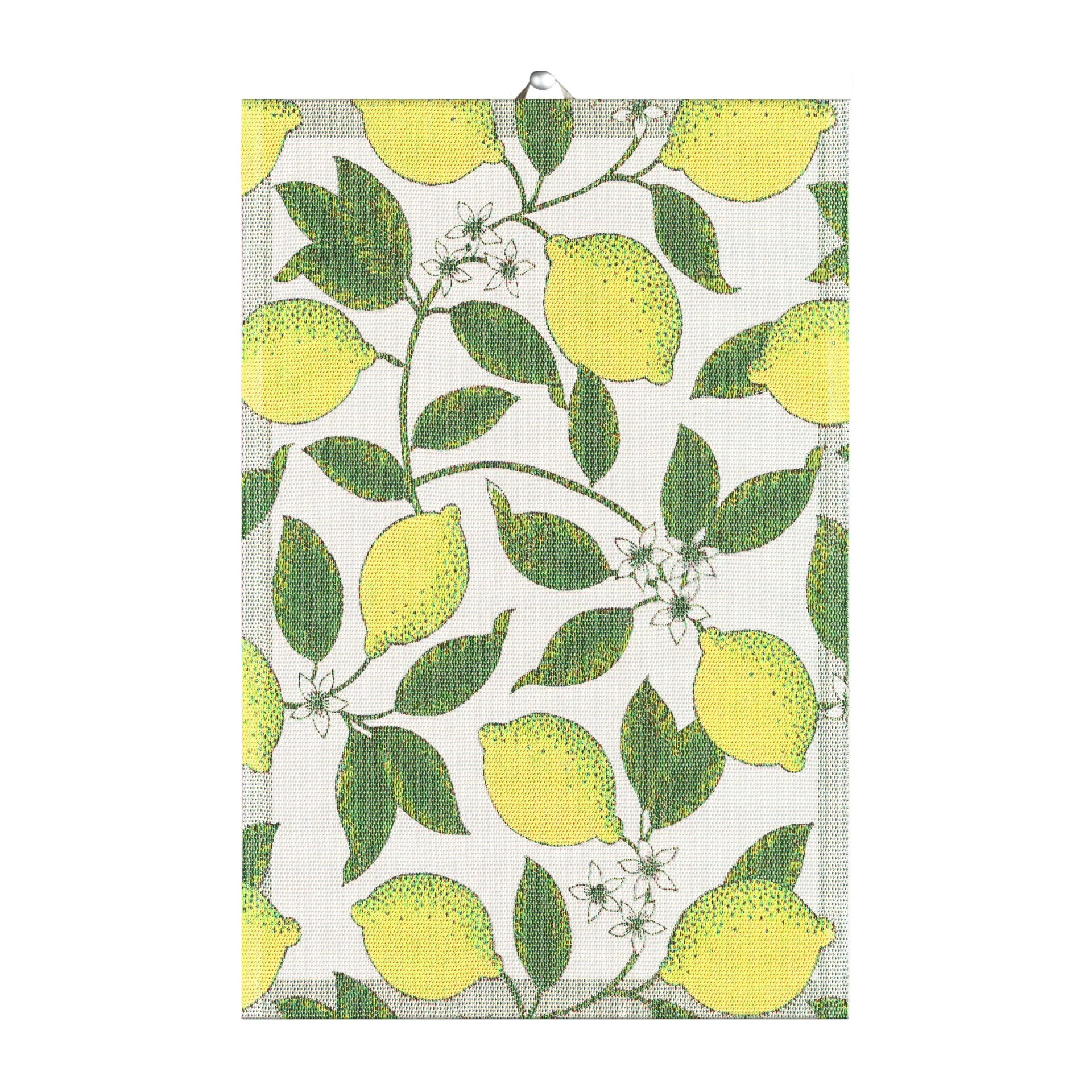 Pano de cozinha Citroner 40x60 cm, Amarelo Ekelund Linneväveri