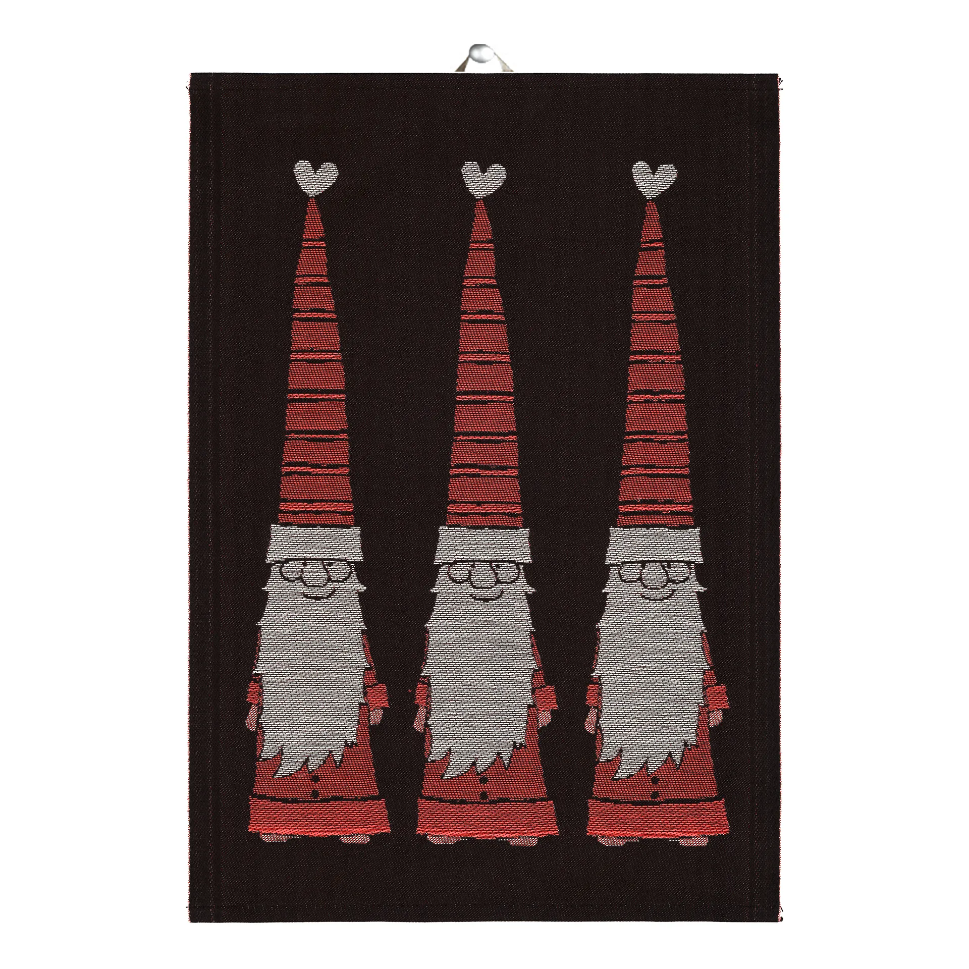 Pano de cozinha Elfos 48x70 cm , Vermelho Ekelund Linneväveri