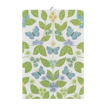 Pano de cozinha Fjärilsdröm 35x50 cm - Verde - Ekelund Linneväveri