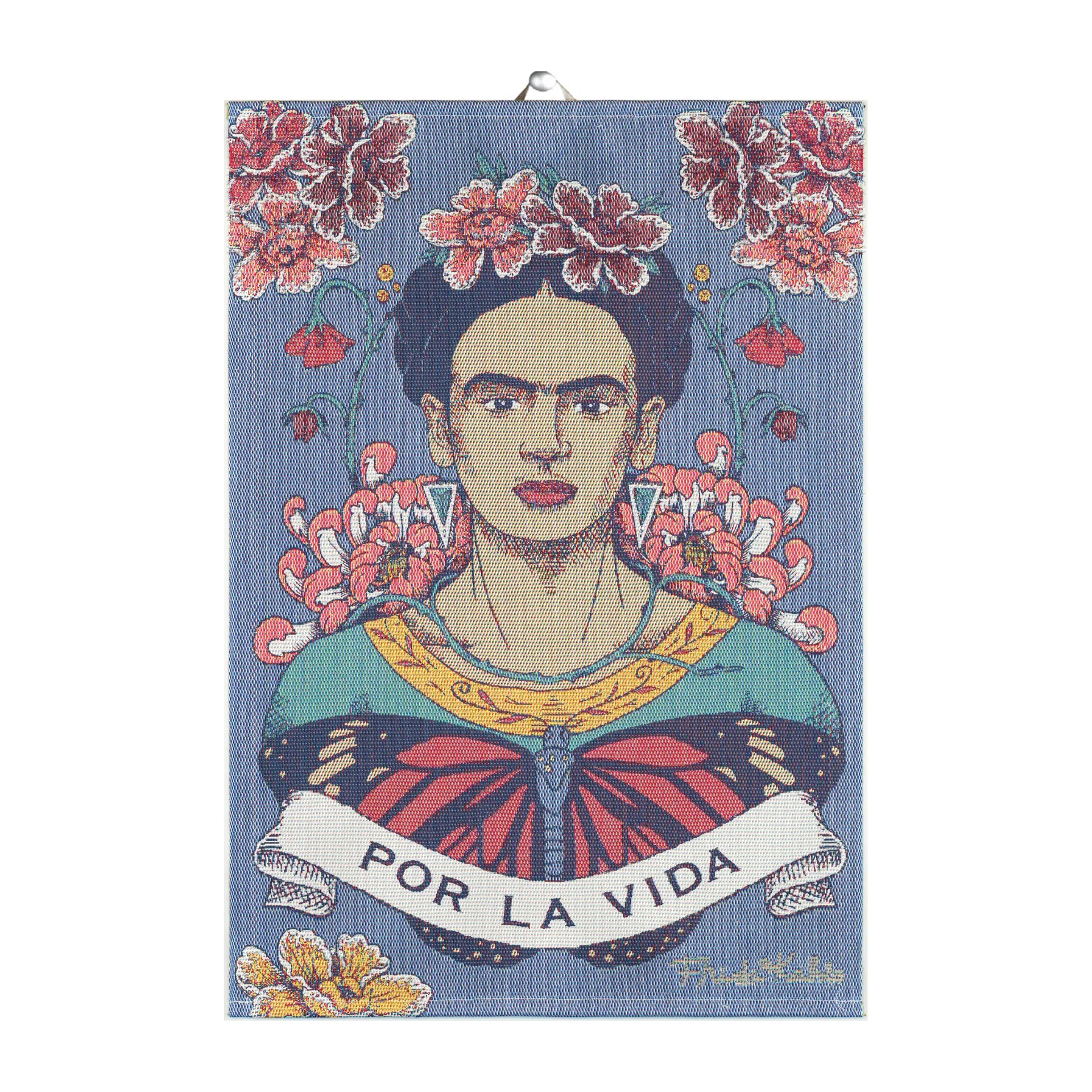 Pano de cozinha Frida Kahlo 35x50 cm, Vida Ekelund Linneväveri