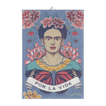 Pano de cozinha Frida Kahlo 35x50 cm - Vida - Ekelund Linneväveri