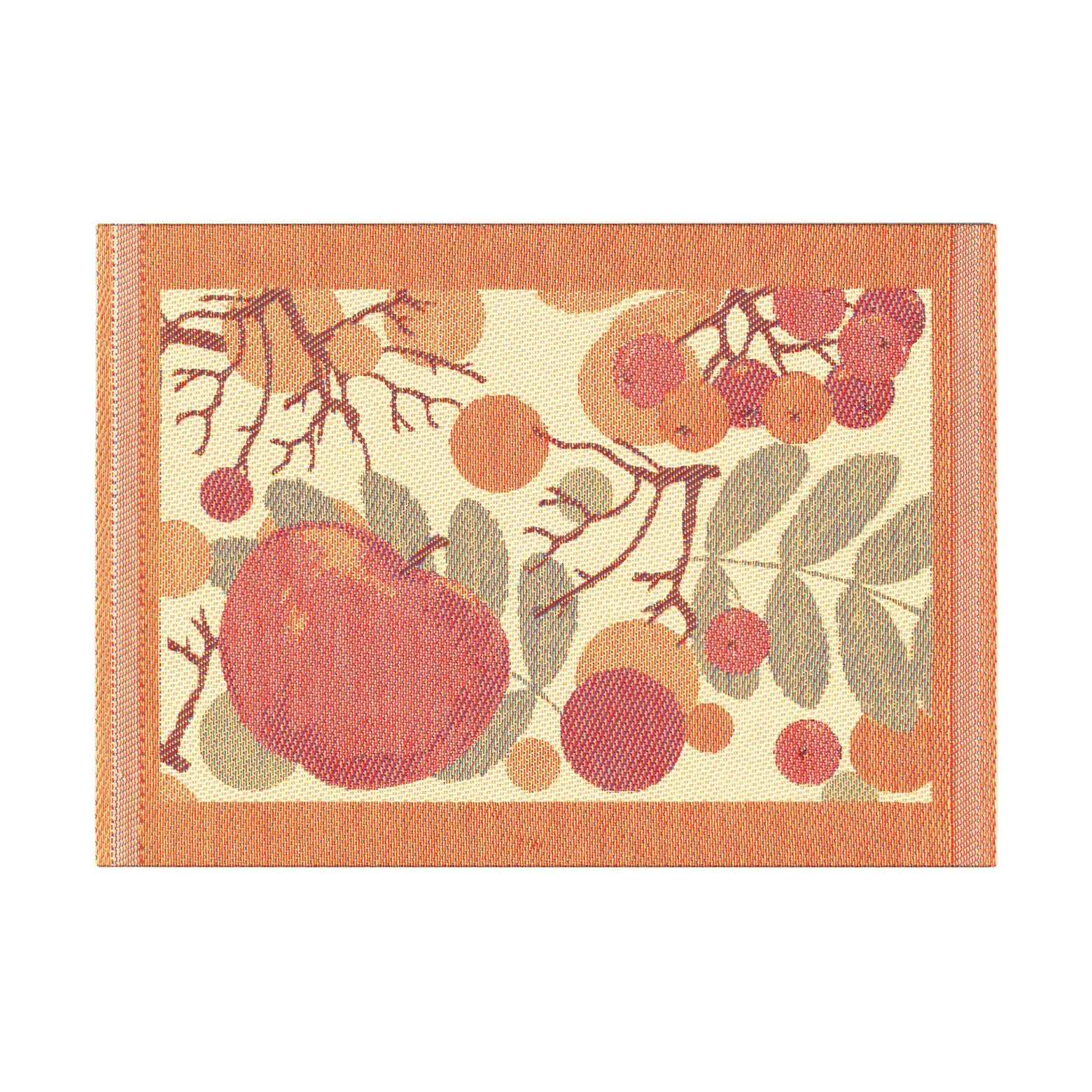 Pano de louça Äppelbär 35x25 cm, Orange Ekelund Linneväveri