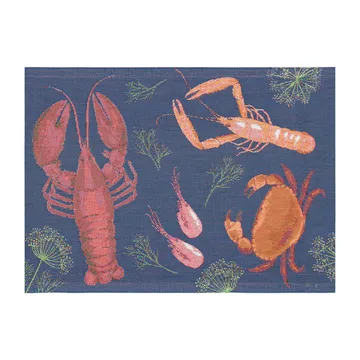 Shellfish Party individual de mesa - 35x48 cm - Ekelund Linneväveri