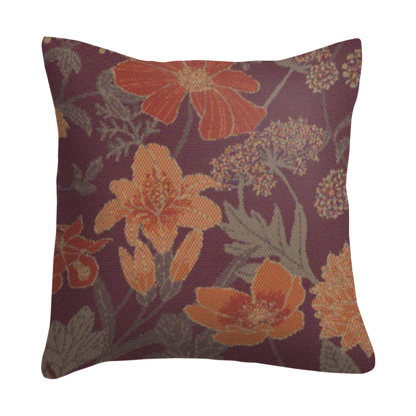 Soft capa de almofada 40x40 cm, Marrom Ekelund Linneväveri