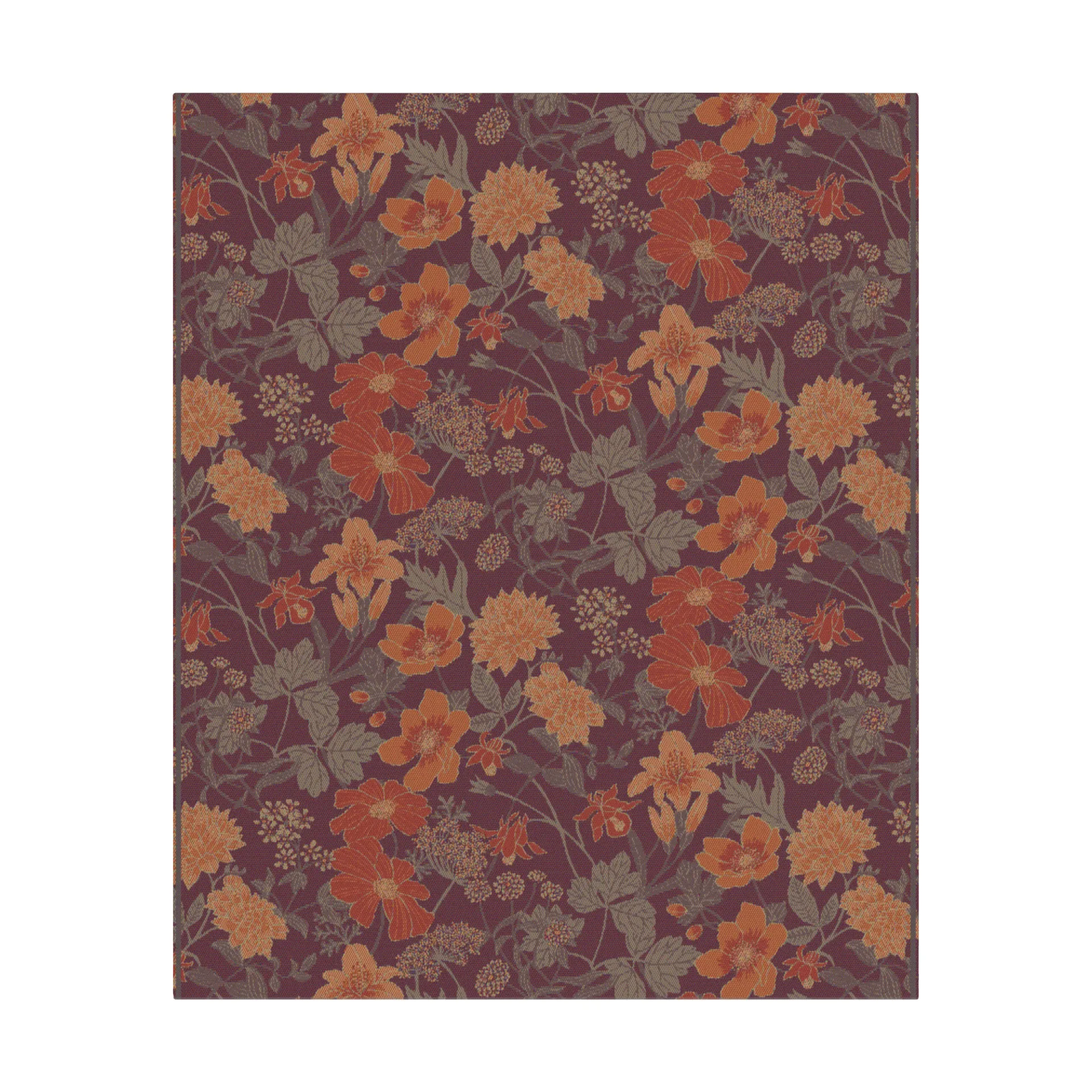 Soft manta 140x170 cm, Marrom Ekelund Linneväveri