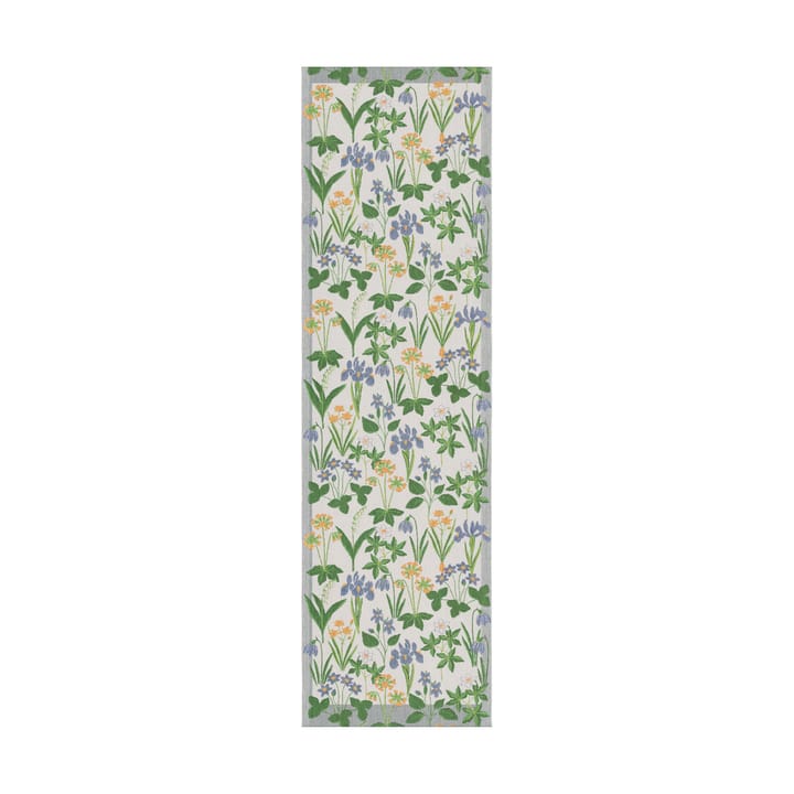 Solblå caminho de mesa 35x120 cm - Multicolor - Ekelund Linneväveri