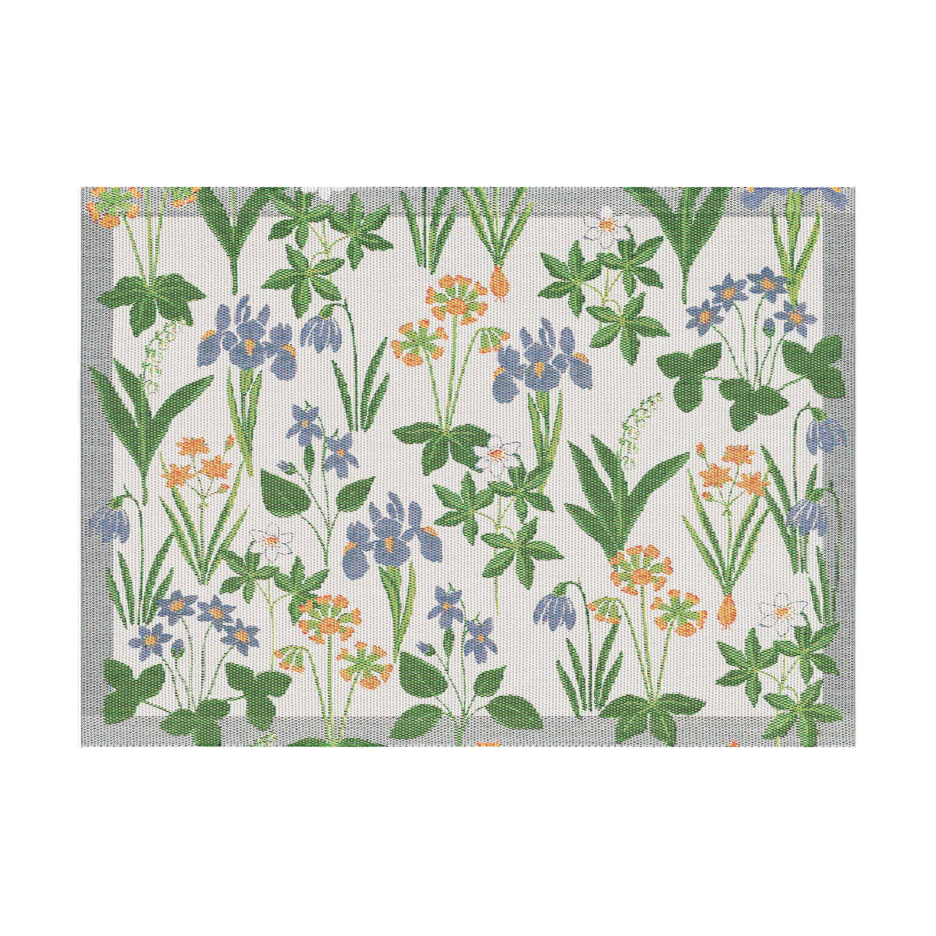 Solblå individual de mesa 35x48 cm, Multicolor Ekelund Linneväveri