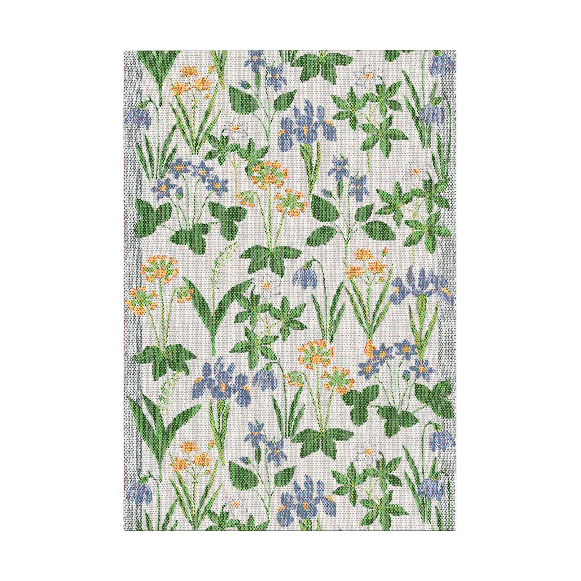 Solblå pano de cozinha 35x50 cm, Multicolor Ekelund Linneväveri