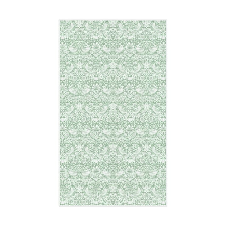 Strawberry Thief toalha de mesa 150x250 cm - Verde - Ekelund Linneväveri