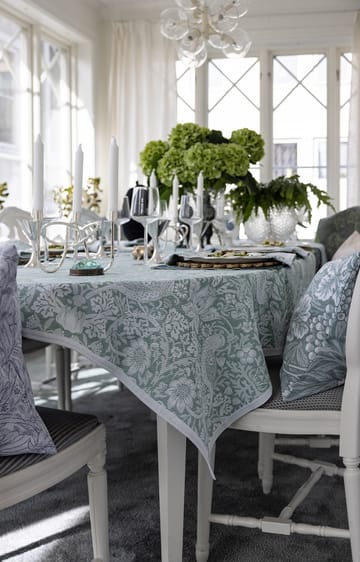 Strawberry Thief toalha de mesa 150x250 cm - Verde - Ekelund Linneväveri