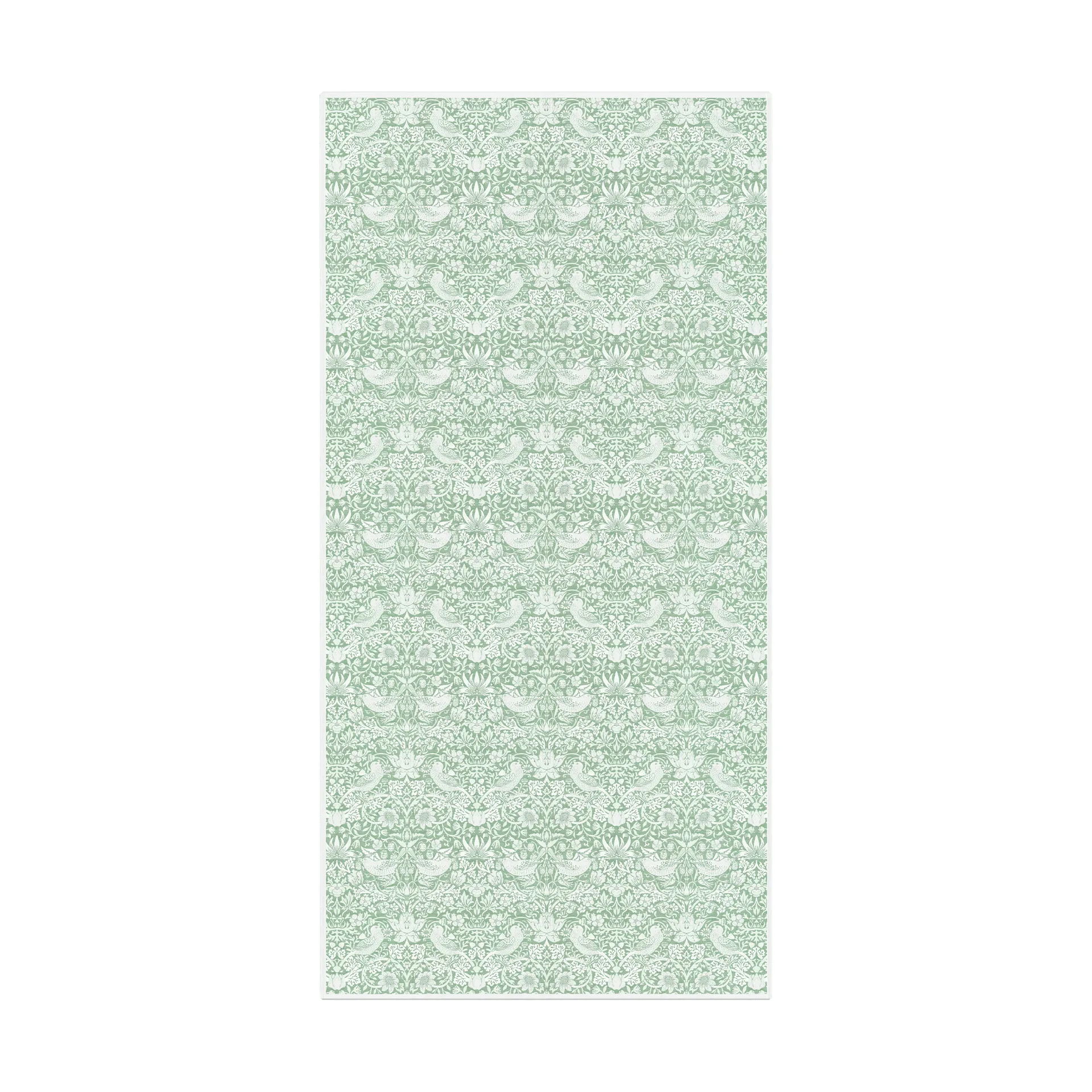 Strawberry Thief toalha de mesa 150x300 cm, Verde Ekelund Linneväveri