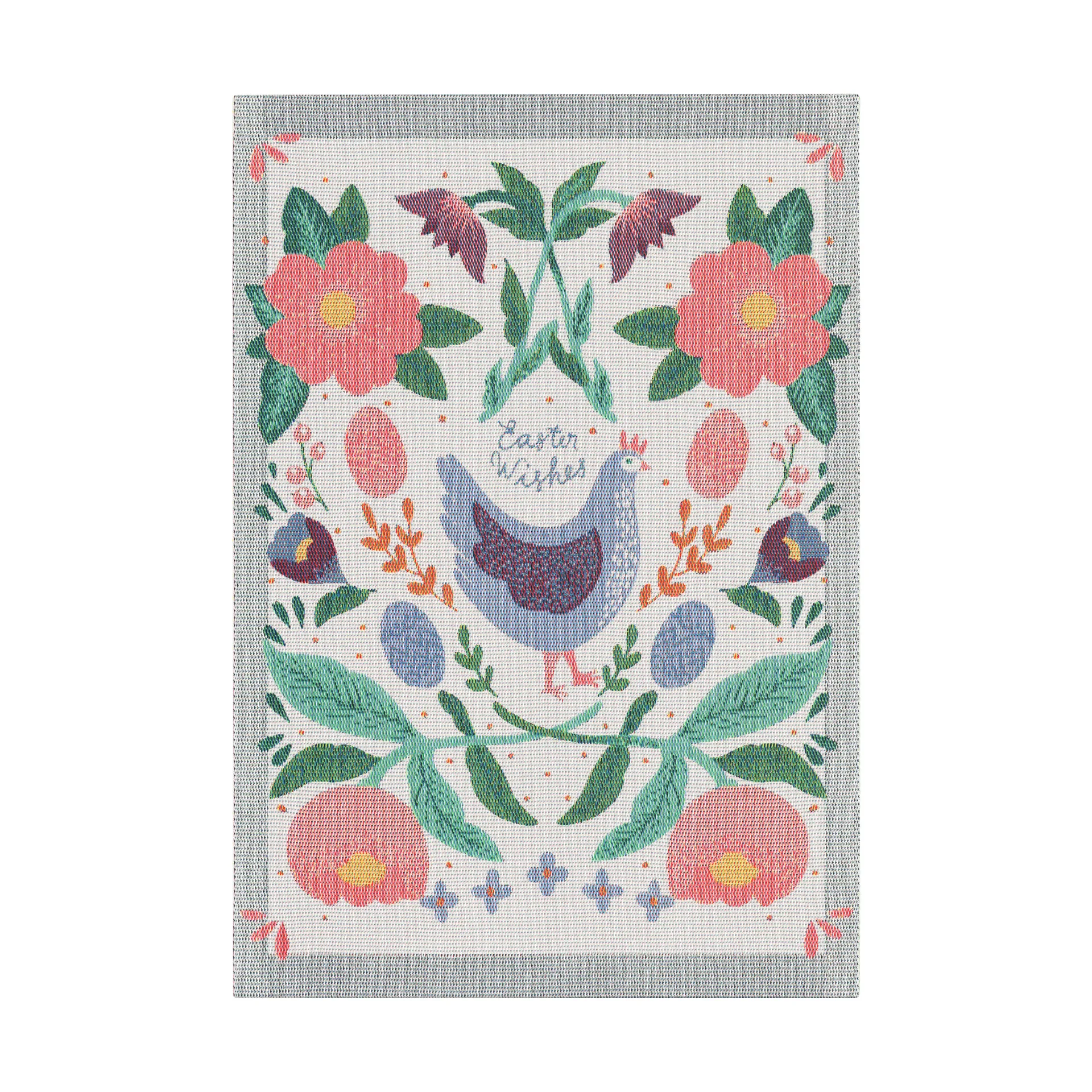 Toalha de cozinha Easter chicken 35x50 cm, Multi Ekelund Linneväveri