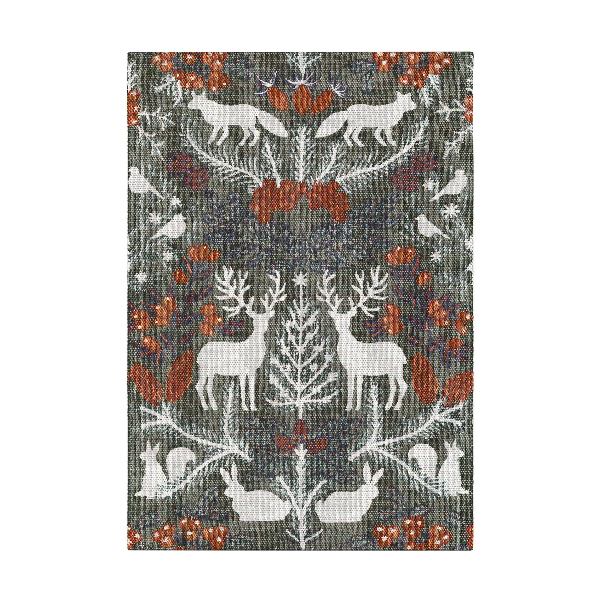 Toalha de cozinha Hjortnäs 35x50 cm, Cinza Ekelund Linneväveri