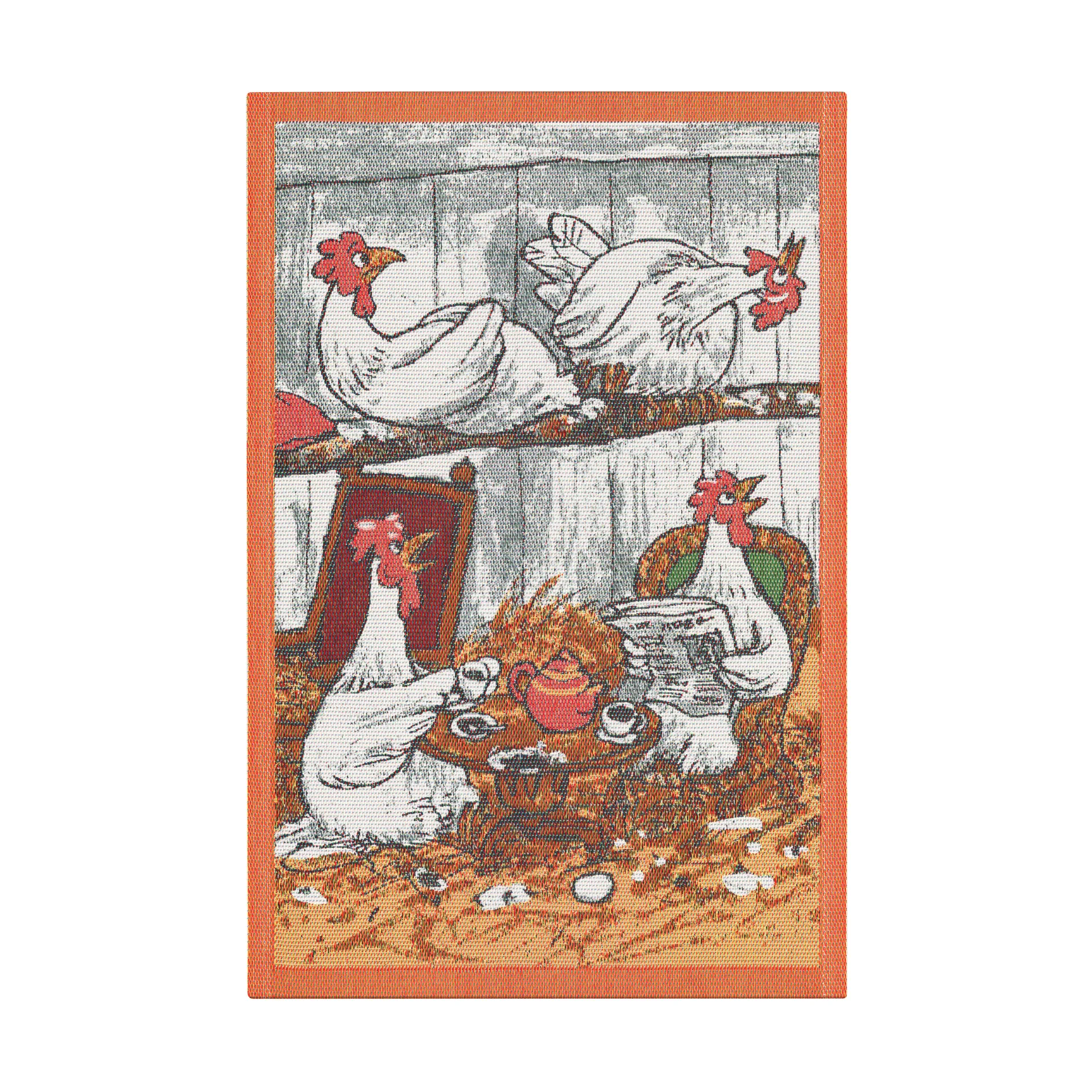 Toalha de cozinha Pettson & Findus multi 40x60 cm, Kafferep Ekelund Linneväveri