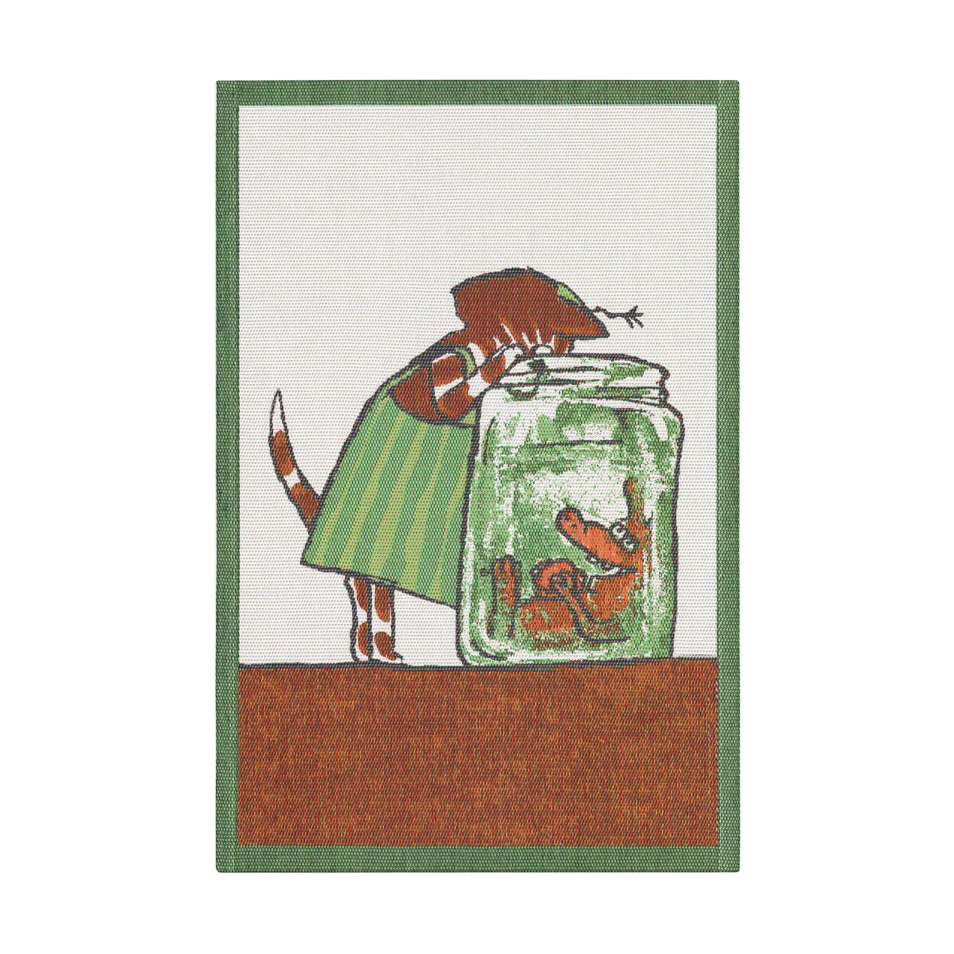 Toalha de cozinha Pettson & Findus multi 40x60 cm, Nyfiken Ekelund Linneväveri