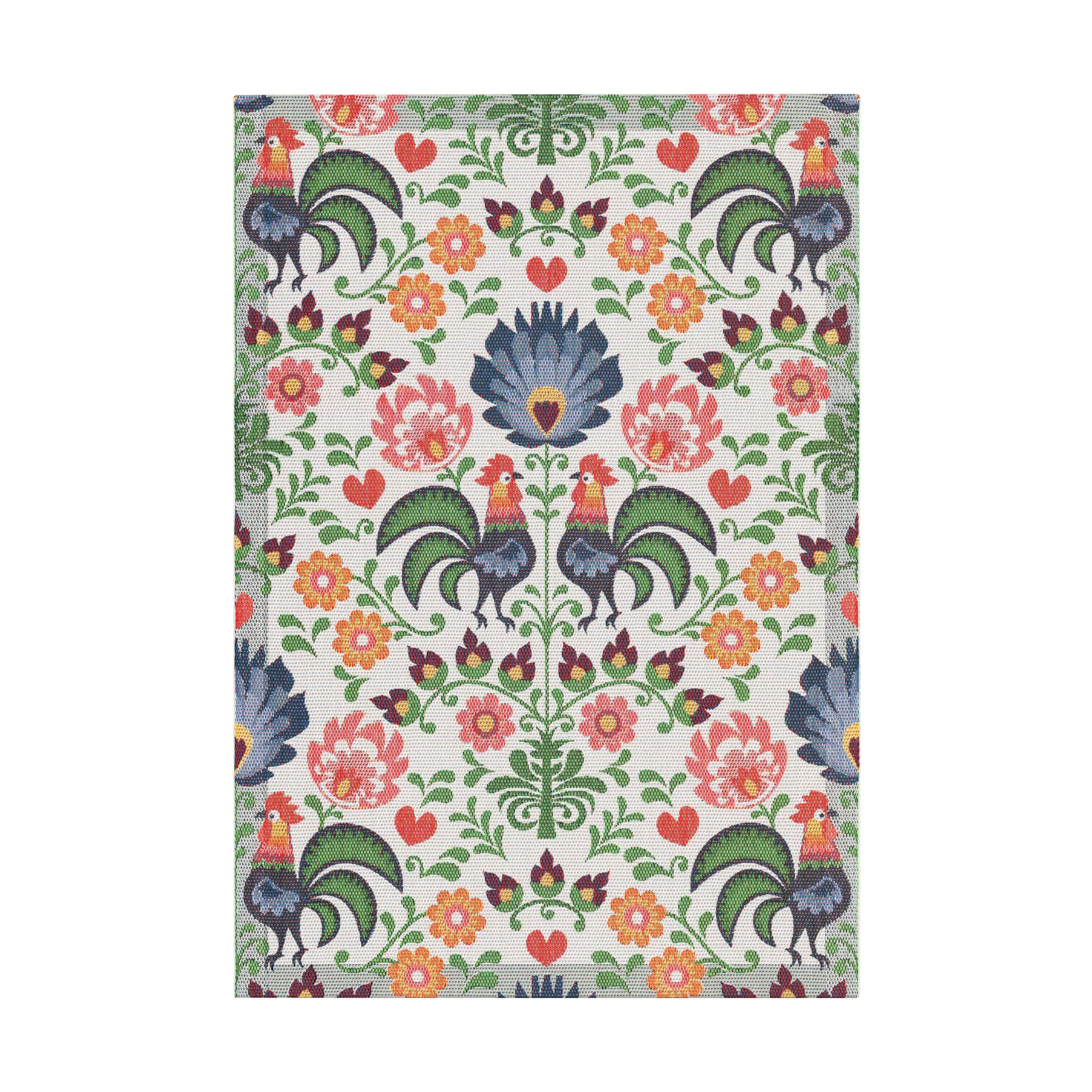 Toalha de cozinha Rooster 35x50 cm, Multi Ekelund Linneväveri