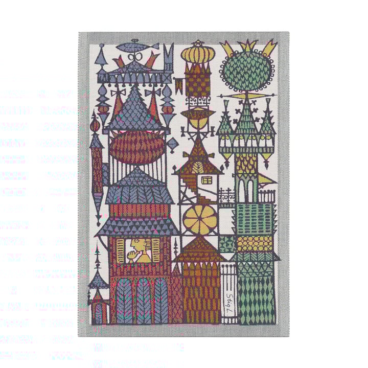 Toalha de cozinha Stadssaga 35x50 cm - Multicolor - Ekelund Linneväveri