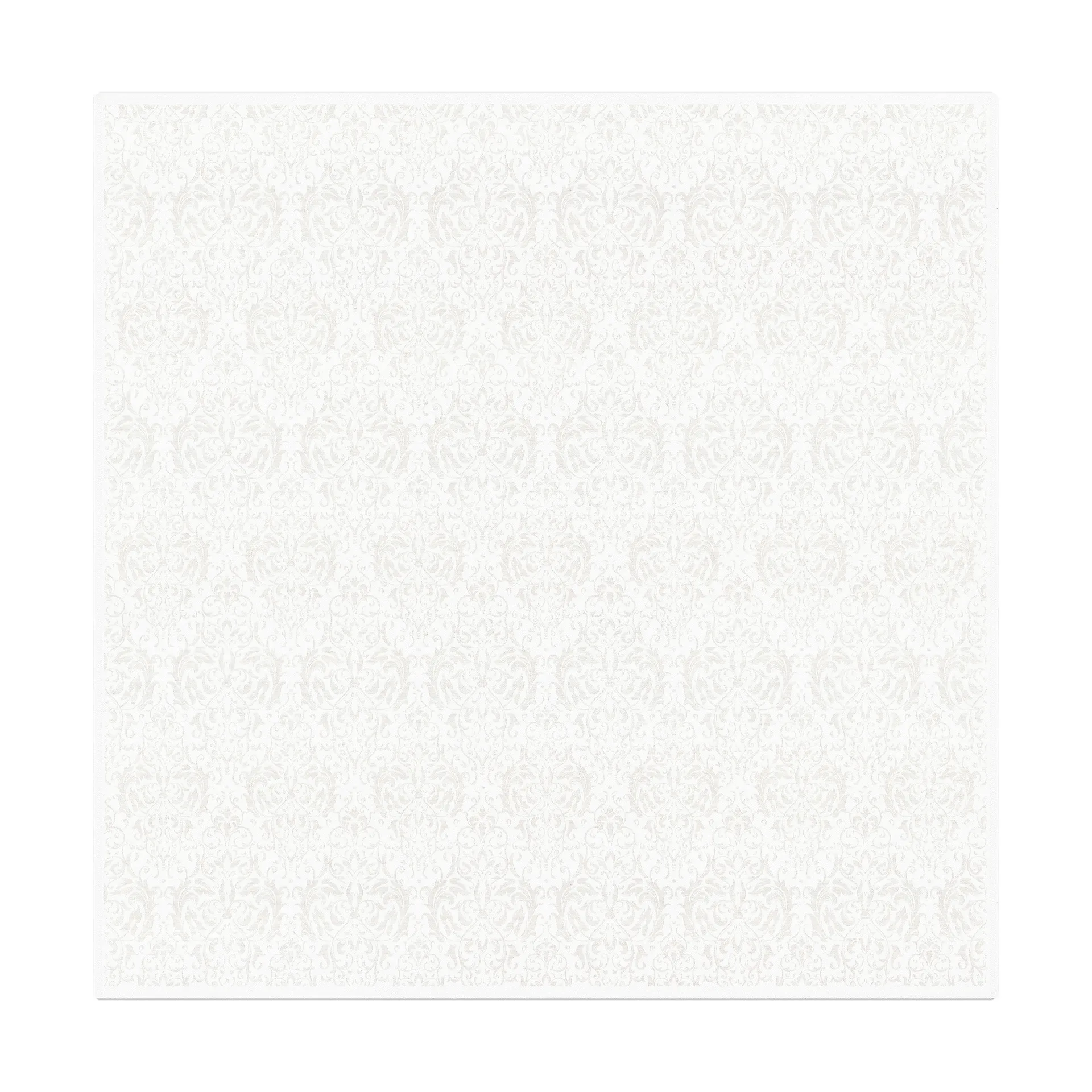 Toalha de mesa Medaljong 150x150 cm, Branco Ekelund Linneväveri