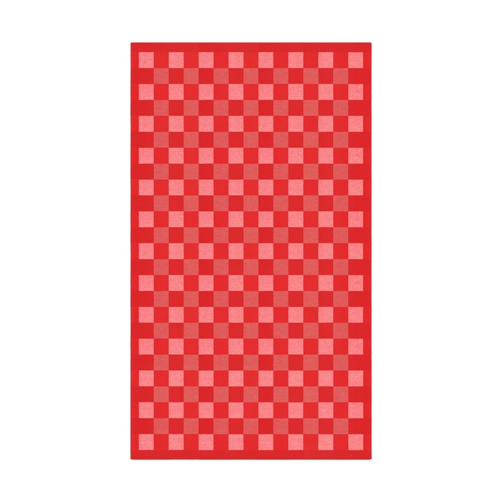 Toalha de mesa vermelha Schack  - 150x210 cm  - Ekelund Linneväveri