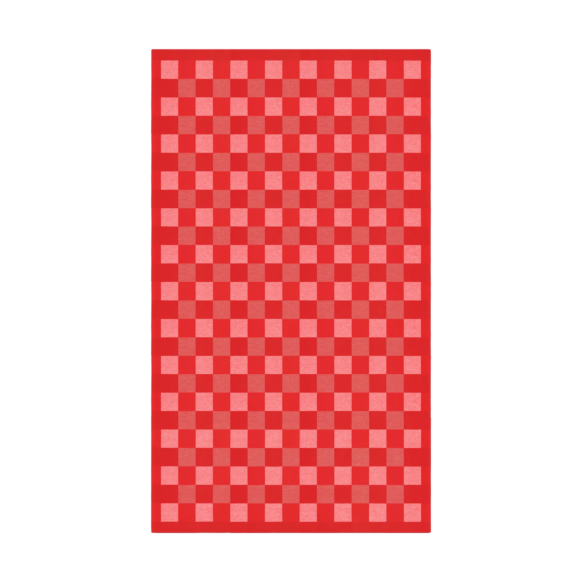 Toalha de mesa vermelha Schack , 150x250 cm  Ekelund Linneväveri