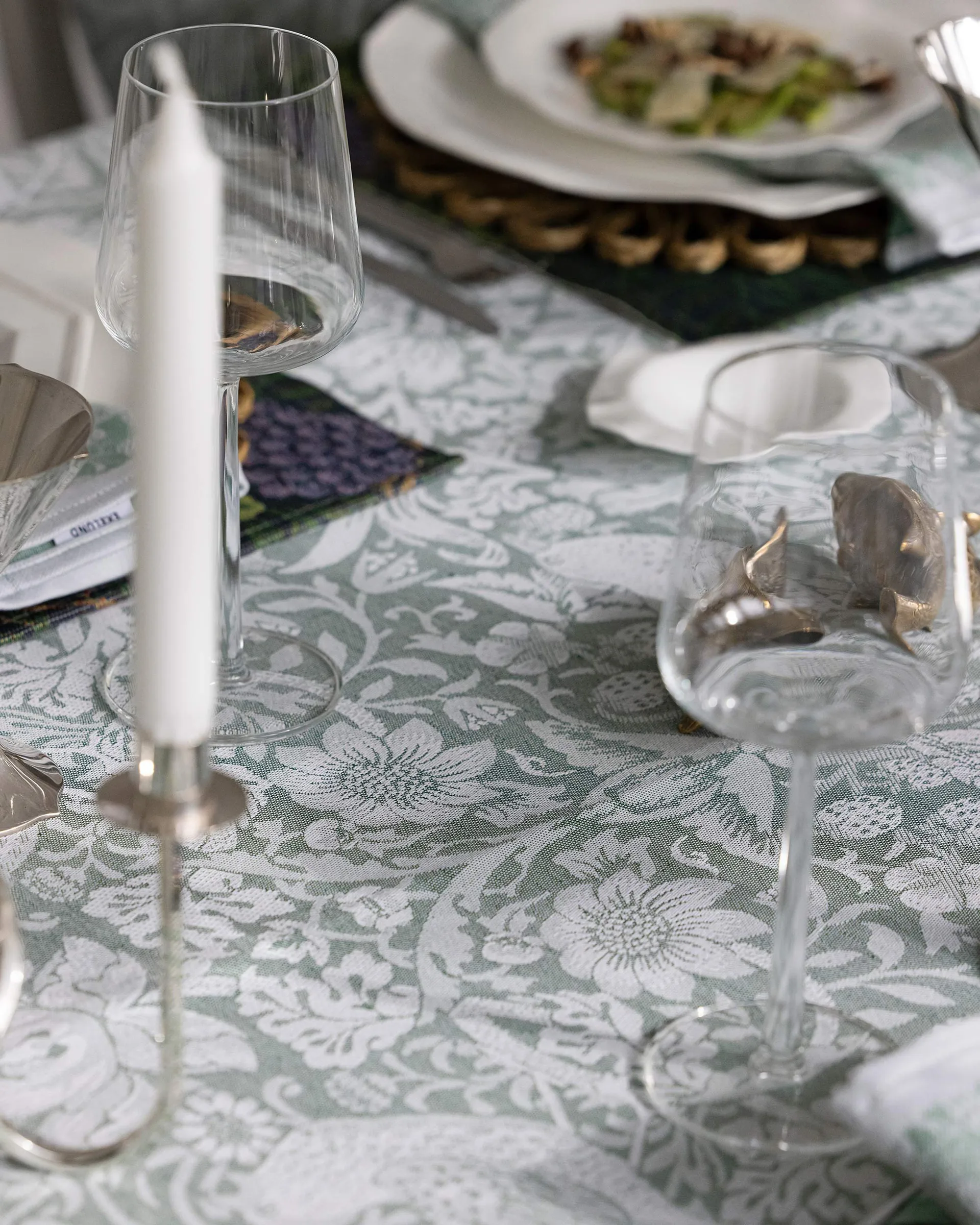 Tomtemöte individual de mesa 35x48 cm, Multicolor Ekelund Linneväveri