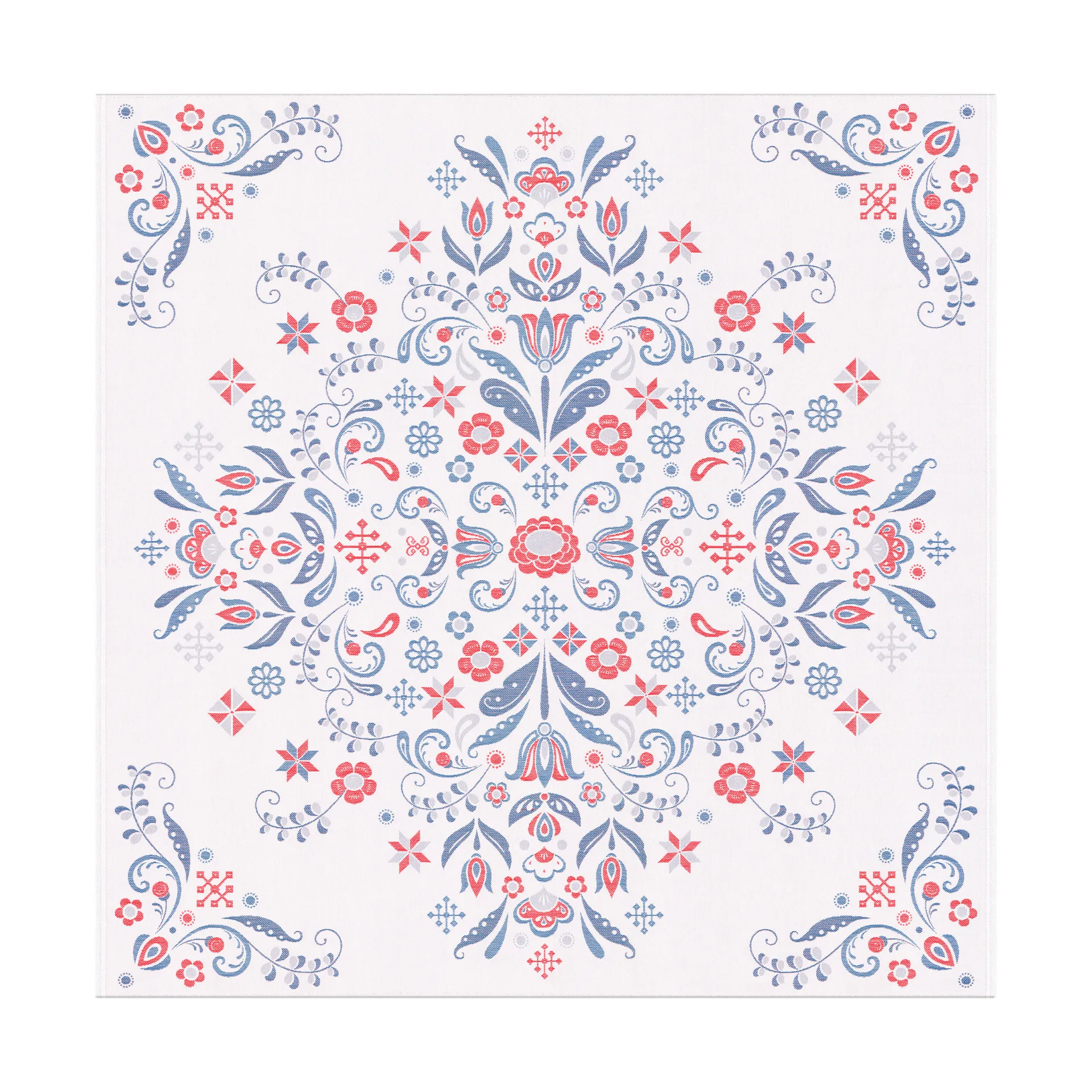 Torplyckan taolha de mesa 145x145 cm, Multi Ekelund Linneväveri