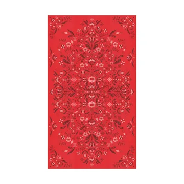 Torplyckan taolha de mesa 145x250 cm - Vermelho - Ekelund Linneväveri