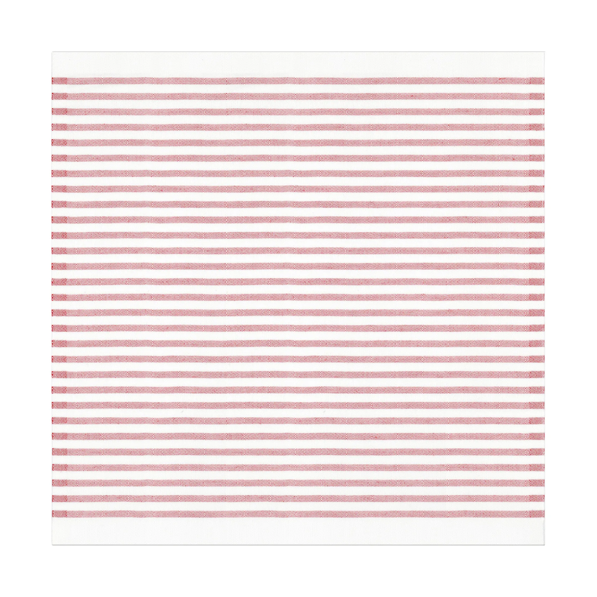 Tvärs guardanapo de tecido 50x50 cm, Vermelho Ekelund Linneväveri