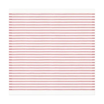 Tvärs guardanapo de tecido 50x50 cm - Vermelho - Ekelund Linneväveri