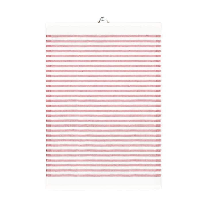 Tvärs pano de cozinha vermelho - 35x50 cm - Ekelund Linneväveri