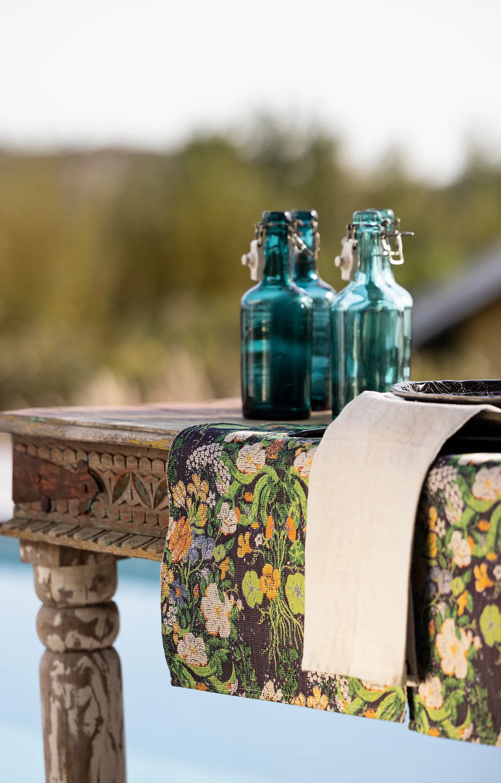 Vägrenen pano de cozinha 35x50 cm, Multicolor Ekelund Linneväveri