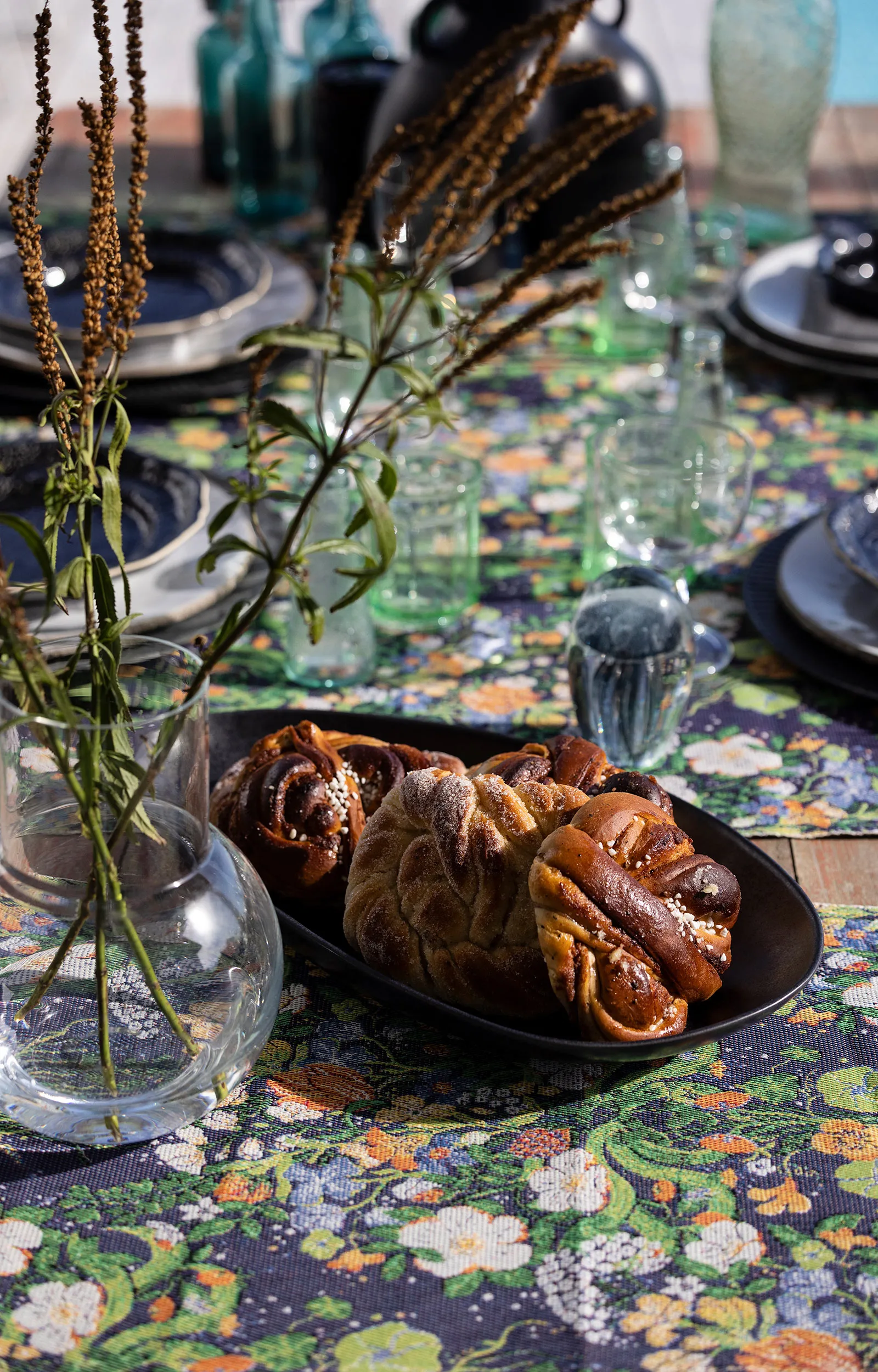 Vägrenen pano de cozinha 35x50 cm, Multicolor Ekelund Linneväveri