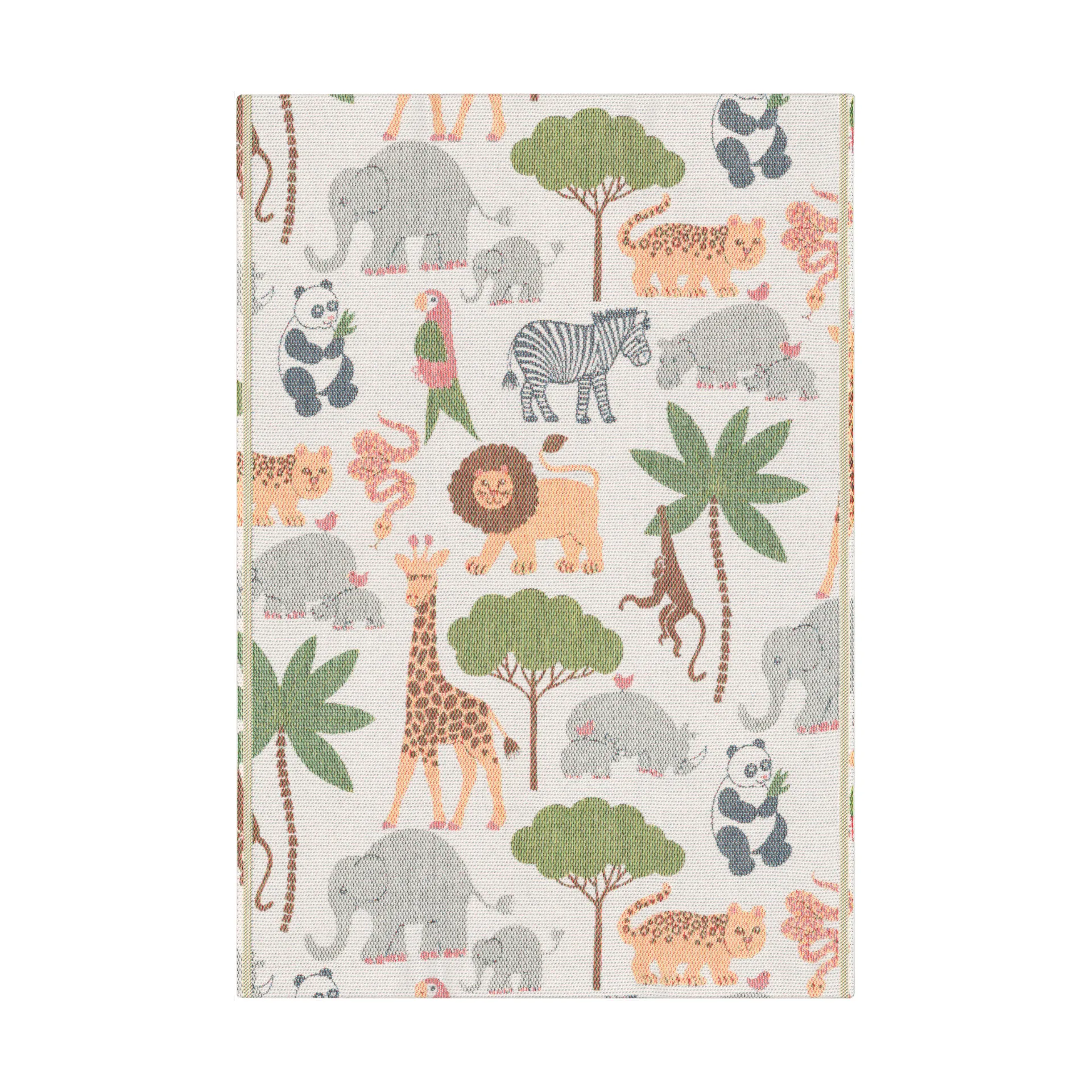 Vilda Vänner manta de bebê 72x105 cm, Multicolor Ekelund Linneväveri