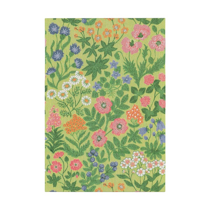 Vildblommor pano de cozinha 35x50 cm - Verde - Ekelund Linneväveri