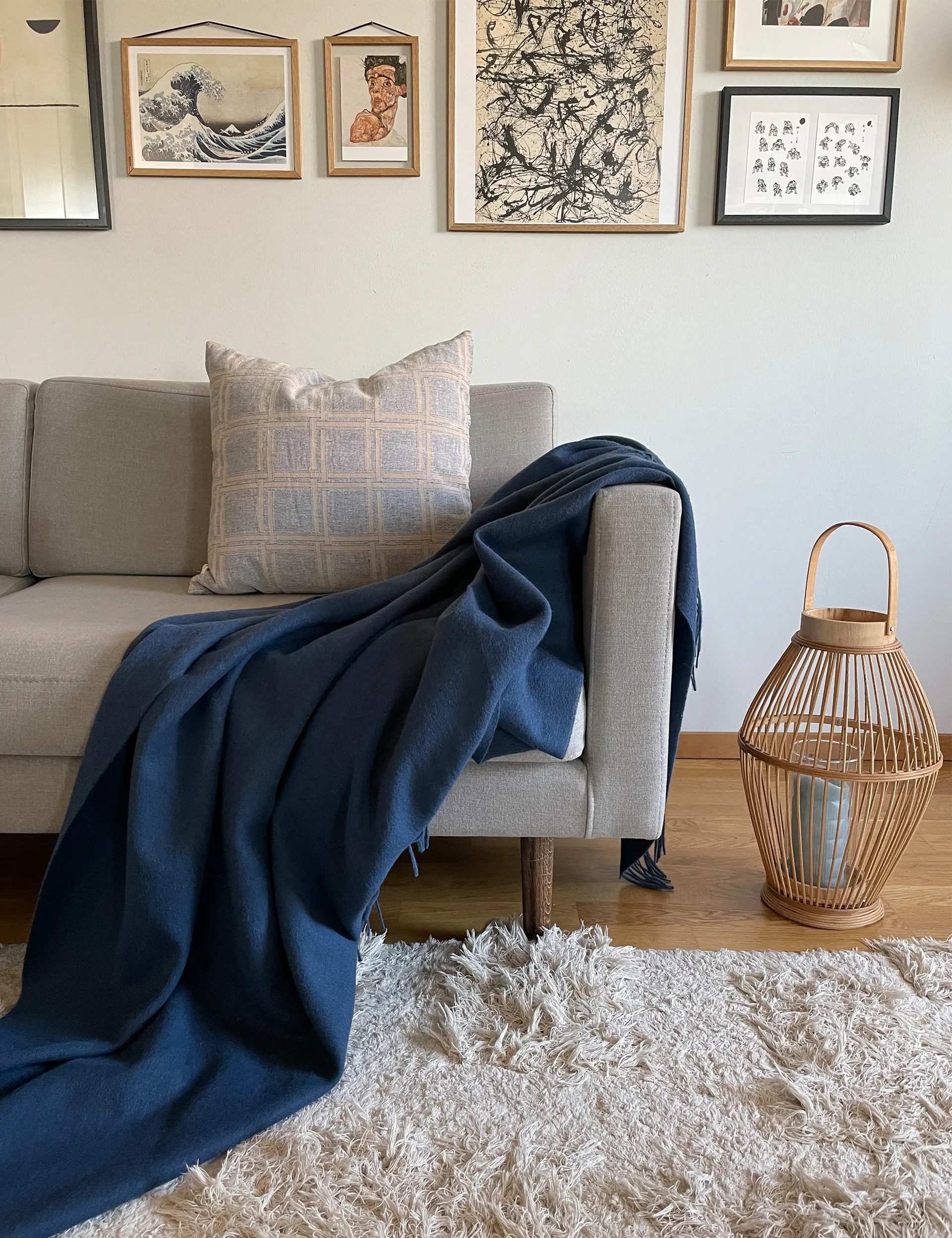 Manta Elvang Classic, Azul Mirage Elvang Denmark