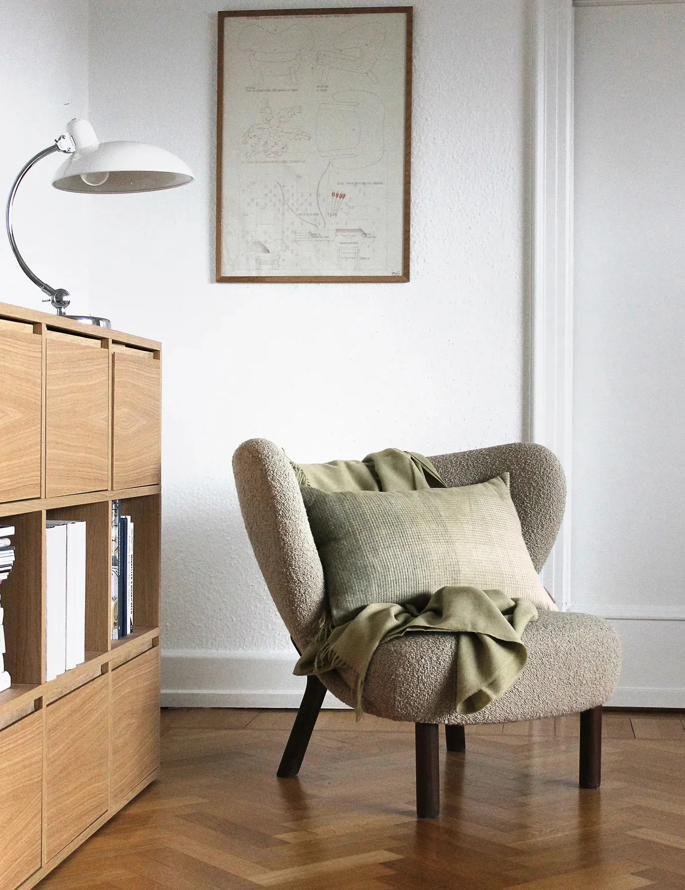 Manta Elvang Classic, Verde claro Elvang Denmark