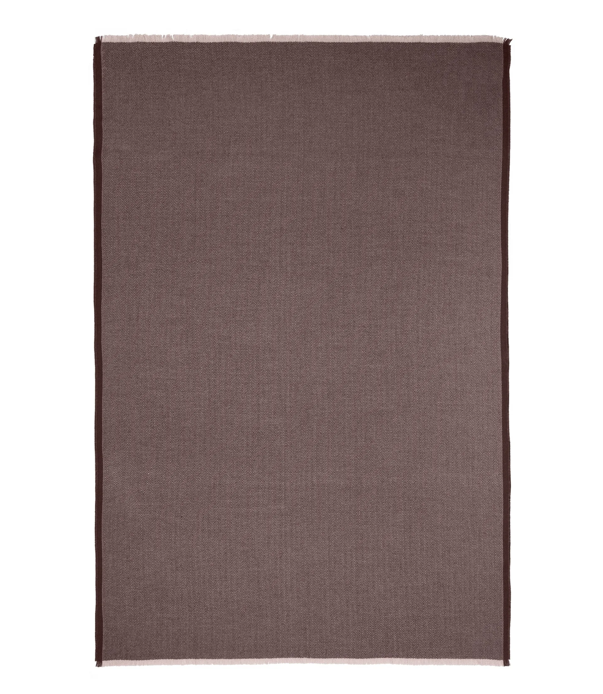 Manta Herringbone 130x190 cm, chocolate-bege Elvang Denmark