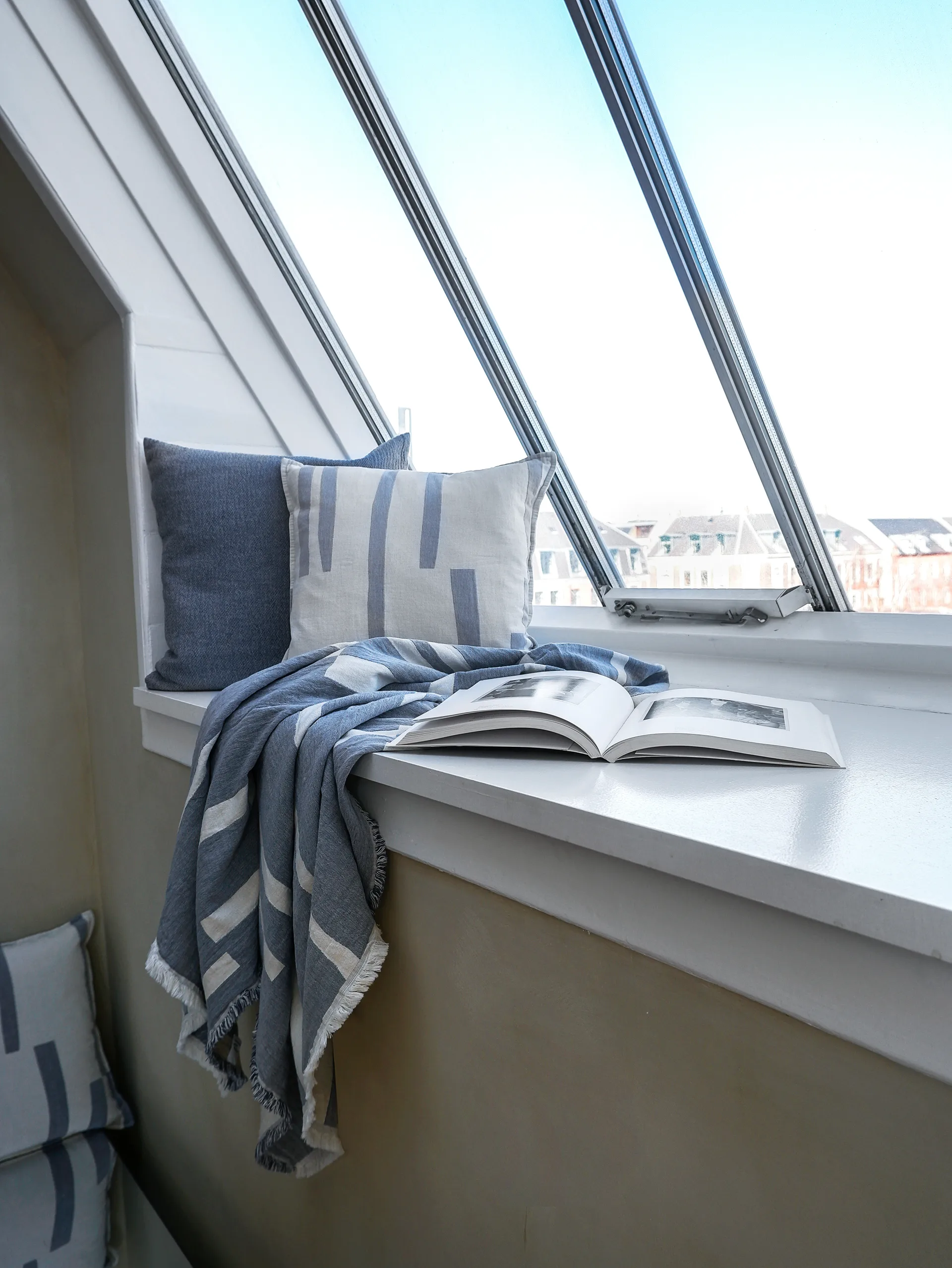 Manta Lyme Grass 130x180 cm, Azul Elvang Denmark