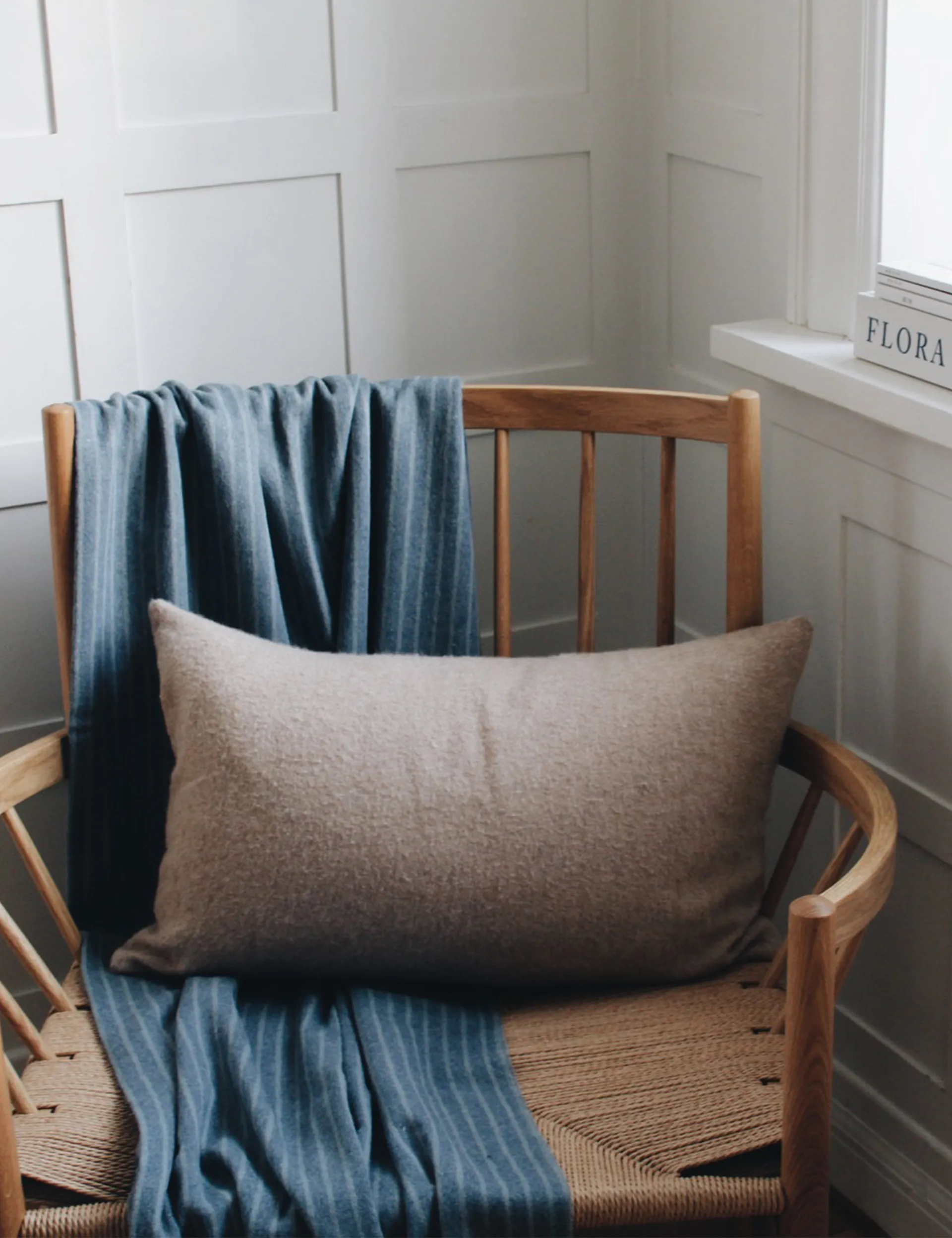 Manta Stripes 130x200 cm, Azul Mirage Elvang Denmark