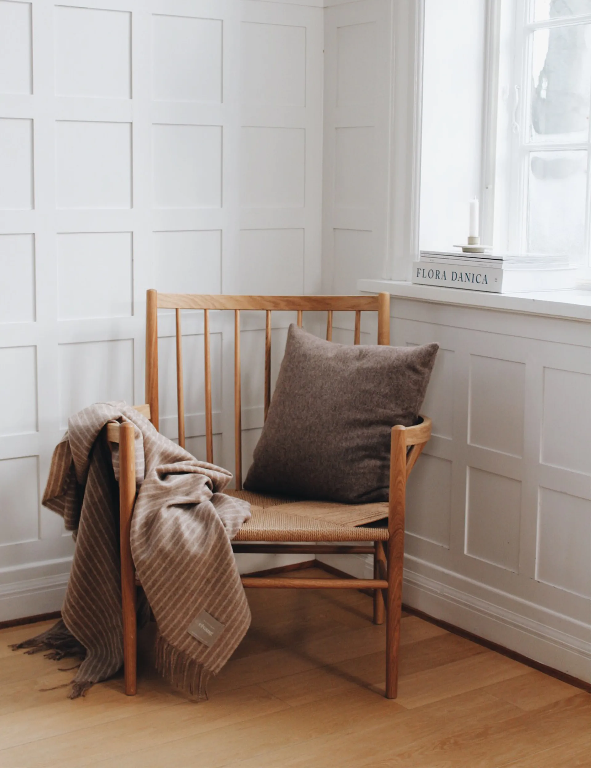 Manta Stripes 130x200 cm, Camel Elvang Denmark