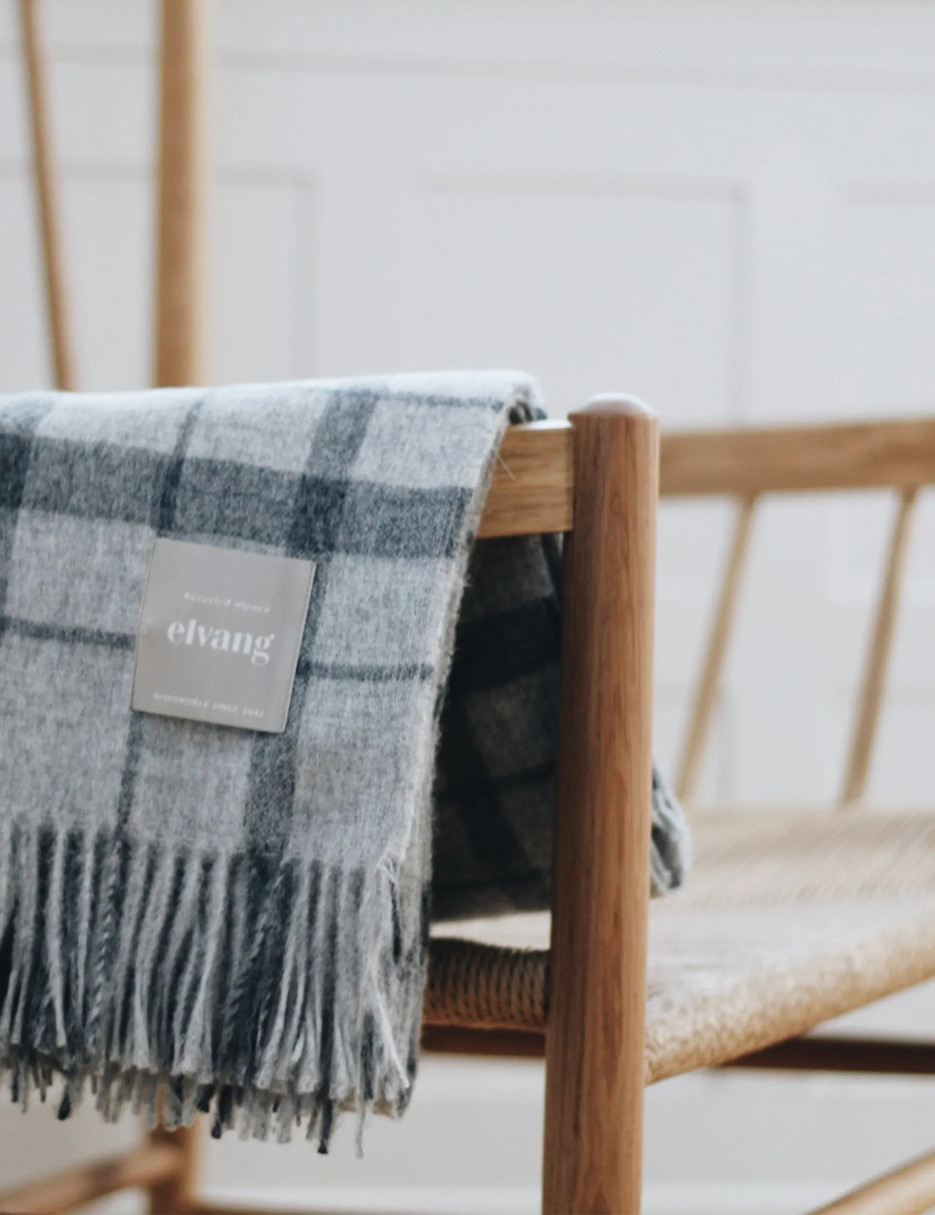 Manta Tweed 130x200 cm, Cinza Elvang Denmark