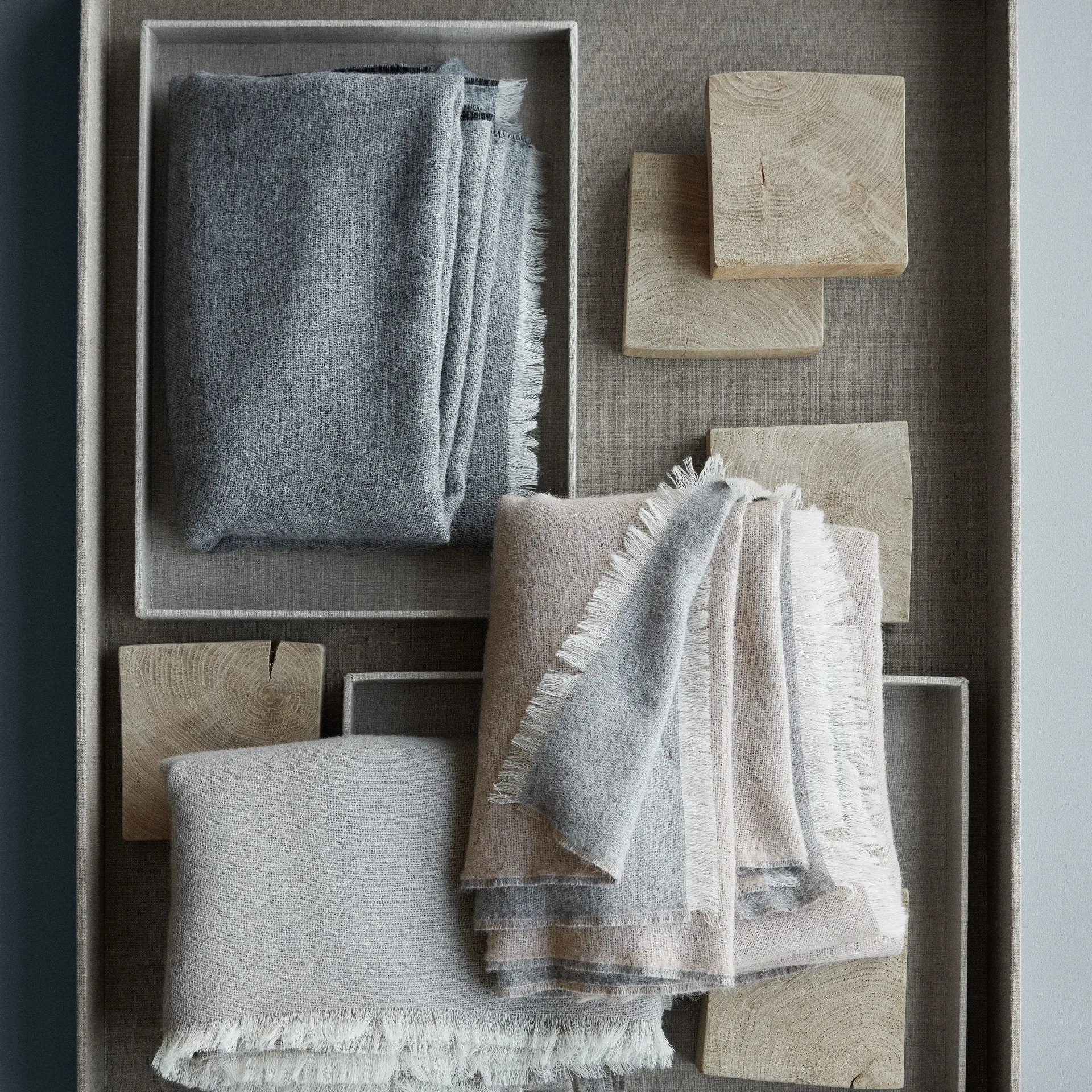 Manta Venice, Branco-nude Elvang Denmark